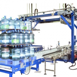 The sytem palletizer for can 20 liter