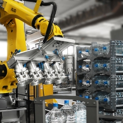 Robot Bottles Palletizer